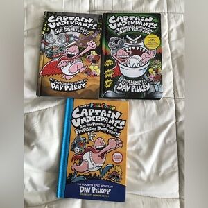 Boys Captain Underpants Bundle of Three